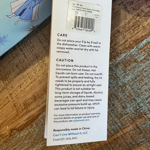 Disney Frozen S’Well Bottle 10oz NWT - Picture 5 of 7